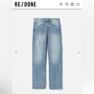 RE/DONE Men’s 50s Straight Jeans